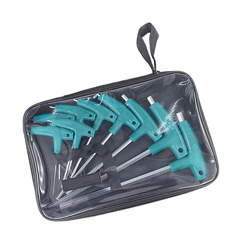 DABAIXIONG 6/9pcs Schlüsselschlüssel SExagon Sechseck Schraubmutter Schraube T Mit Aufbewahrungsbeutel Haushaltsreparaturwerkzeug 1.5-10 Mm T Griffschraubendreher Werkzeug von DABAIXIONG