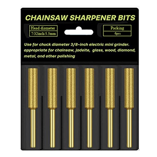 DABAIXIONG 6-pcs Kettensägenschärfen Steinkette Sägeschärfer Diamant Mahlwerkzeug Gepeppte Schleifbits 4 Mm/4 8 Mm/5 5 Mm von DABAIXIONG