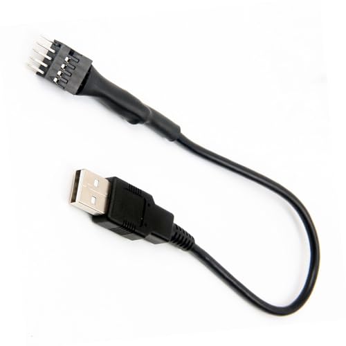 DABAIXIONG 9Pin USB Header Männlich 1 Bis 1 Männliche Verlängerung Splitterkabelverbinder Adapter (männlich Bis Männlich) von DABAIXIONG