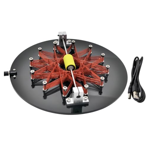 DABAIXIONG Acryl Und Metallsternspulenmotor Elektromagnetischer Motor Für Experimentelle Freien Berergielösung von DABAIXIONG