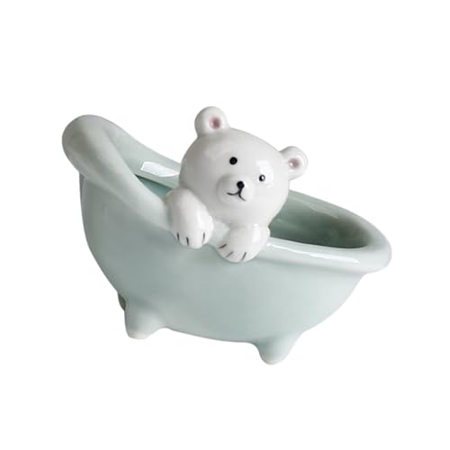 DABAIXIONG Bärenpflanzenbehälter Blumenpot Gartenbehälter Keramik Fleischiger Pflanzerhalter Für Home Office Desk Ornament Wurst DABAIXIONG Bärenpflanzenbehälter Blumenpot Gartenbehälter Keramik Fleischiger Pflanzerhalter Für Home Office Desk Ornament Wurst von DABAIXIONG