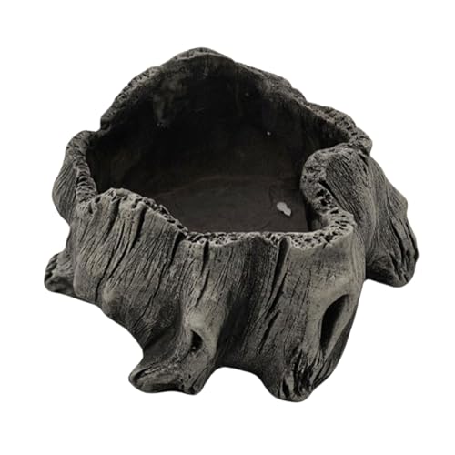DABAIXIONG Blumenpot Garten Pflanzer Sukkulenten Kaktuskoffer Sukkulenten Töpfe Stumpf Baumwurzel Stumpf Zement Pflanzentöpfe von DABAIXIONG