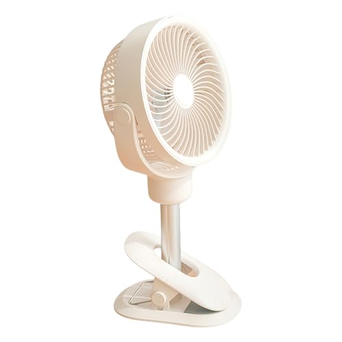 DABAIXIONG Bodenlüfter Mit Einstellbarer Höhe Und LED Licht USB Wiederaufladbare Oszillierende Clip Auf Tischlüfter Tragbarer Schlafsaal Raumventilator DABAIXIONG Bodenlüfter Mit Einstellbarer Höhe Und LED Licht USB Wiederaufladbare Oszillierende Clip Auf Tischlüfter Tragbarer Schlafsaal Raumventilator von DABAIXIONG