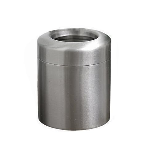 DABAIXIONG Desktop Behälter Edelstahlabfall Mülleimer Tabletop Recycling Mülleimer Metall Arbeitsplatte Mülleimer 1.5L Für Büroauto DABAIXIONG Desktop Behälter Edelstahlabfall Mülleimer Tabletop Recycling Mülleimer Metall Arbeitsplatte Mülleimer 1.5L Für Büroauto von DABAIXIONG