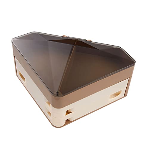 DABAIXIONG Diamantförmige Getrocknete Fruchtplatte Rotatierbare 3 Schichtige Snacks Box Bonbonnuss Servierbehälter Vorspeise Servierplatte von DABAIXIONG