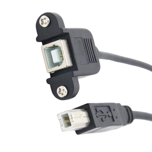 DABAIXIONG Druckerkabel USB2.0 Verlängerungskabel USB2.0 Typ B Zum Eingeben Von Kabel Für Den Drucker Mit Robuster Panelhalterung Und Stecker Und Spielen DABAIXIONG Druckerkabel USB2.0 Verlängerungskabel USB2.0 Typ B Zum Eingeben Von Kabel Für Den Drucker Mit Robuster Panelhalterung Und Stecker Und Spielen von DABAIXIONG