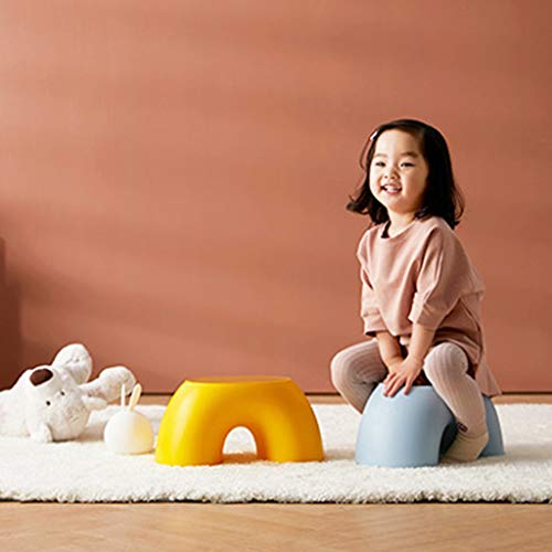 DABAIXIONG Einfache Kleine Bänke Nach Hause Halb Runde Bequeme Kinderhocker Anti Schlupfschuhschuhhocker Für Küchenbadezimmer von DABAIXIONG