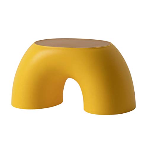 DABAIXIONG Einfache Kleine Bänke Nach Hause Halb Runde Bequeme Kinderhocker Anti Schlupfschuhschuhhocker Für Küchenbadezimmer von DABAIXIONG