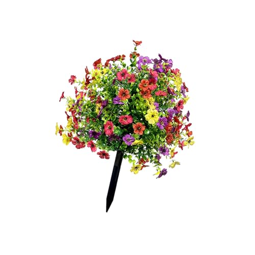 DABAIXIONG Faux Blumenpflanze Bodenanordnung Gartendekoration Gefälscht Mit Bodenständer Heimatparty Hochzeit Realistischer Gartenpfahl von DABAIXIONG
