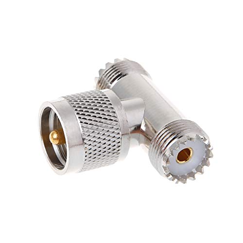 DABAIXIONG Für T Form UHF Männlich PL259 Bis 2 UHF Weiblich SO239 Triple RF Stecker 3-Wege Koaxi von DABAIXIONG