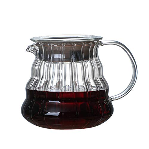 DABAIXIONG Gießen Sie Kaffee Tropfer Brew Brew Resistant High Borosilicat Glass Coffee Maker Come Coffee Server Mit Deckel DABAIXIONG Gießen Sie Kaffee Tropfer Brew Brew Resistant High Borosilicat Glass Coffee Maker Come Coffee Server Mit Deckel von DABAIXIONG
