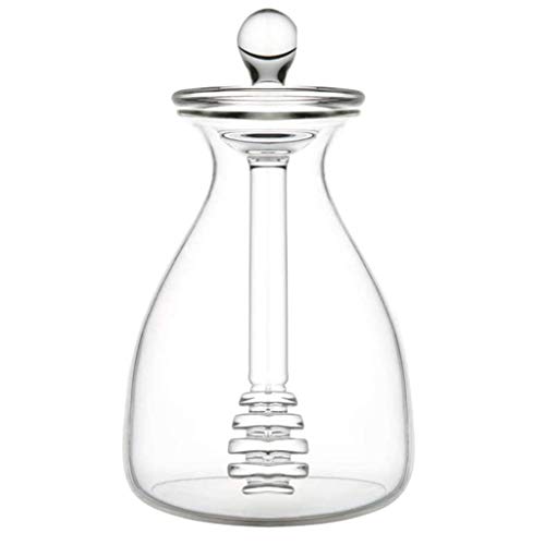 DABAIXIONG Glassglas Honigglas Mit Dipperstangen Und Deckelabdeckung Honigbehälter Für Die Heimküche Clear 14 Unzen DABAIXIONG Glassglas Honigglas Mit Dipperstangen Und Deckelabdeckung Honigbehälter Für Die Heimküche Clear 14 Unzen von DABAIXIONG