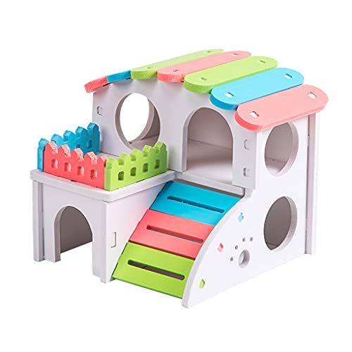 DABAIXIONG Hamster Versteck Plastikhütte Kleine Tiere Multi Geschichte Villa Buntes Haus Habitat Mit Leiter Leicht Zu Versammeln Hamster Spiel Hütte DABAIXIONG Hamster Versteck Plastikhütte Kleine Tiere Multi Geschichte Villa Buntes Haus Habitat Mit Leiter Leicht Zu Versammeln Hamster Spiel Hütte von DABAIXIONG