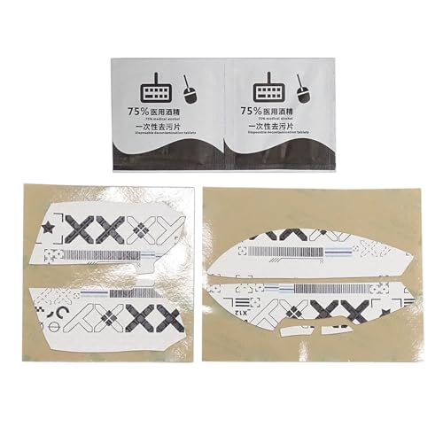 DABAIXIONG Handgefertigtes Nicht Schlaues Schweiß Maus Hautschlittschuhe Für V2pro Maus Selbstklebende Antislip Griffklebeband von DABAIXIONG