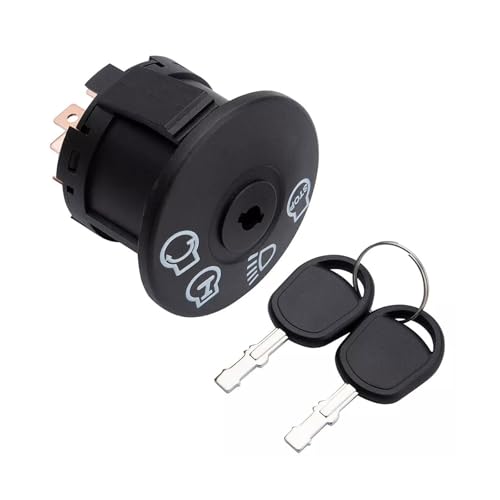 DABAIXIONG Hochfärblicher Kunststoff Zündschalter Mit Sicherheitskey Mechanismus Für 532175566 175566 163968 165191 5107021 Mowermodelle Zündschalter Ersatz von DABAIXIONG