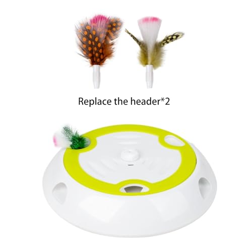 DABAIXIONG Intelligent Kitten Entertainment Toy Rotierende Plüsch Und Spiele Für Übungsjagd Simulation Tool Kätzchen Spielzeug Mit Abnehmbaren Teilen von DABAIXIONG