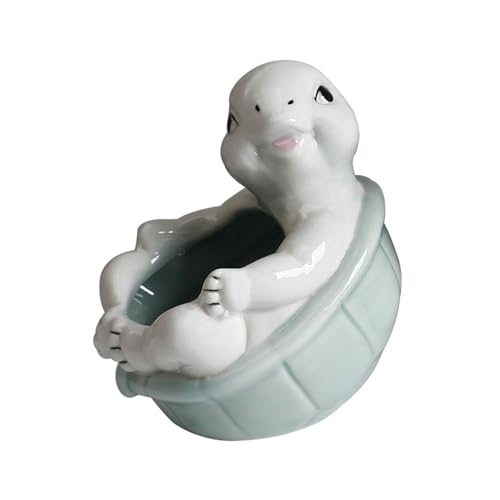 DABAIXIONG Keramikschildkröten Blumentöpfe Keramik Dekoration Für Garten Außenbalkon Sukkonzien Blumentöpfe Behälter Büro Schreibtisch Pflanzer Pflanzer von DABAIXIONG