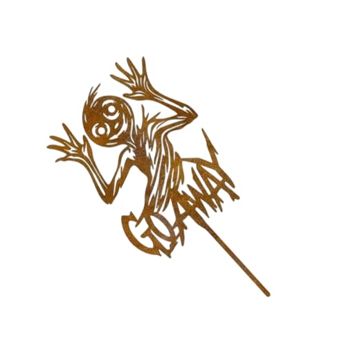 DABAIXIONG Künstlerische Figuren Gartenpfahl Korrosions Resistente Metallhandwerkskunst Geeignet Für Ganzjährige Hofdekoration Metall Rasenpfahl Für Halloween DABAIXIONG Künstlerische Figuren Gartenpfahl Korrosions Resistente Metallhandwerkskunst Geeignet Für Ganzjährige Hofdekoration Metall Rasenpfahl Für Halloween von DABAIXIONG