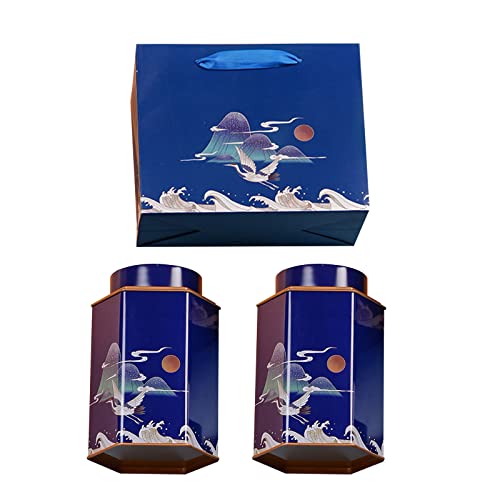 DABAIXIONG Luftdichtem Behälter Chinesischer Stil Exquisite Blechplatte Aufbewahrung Für Teeverpackung Weißer Longjing Black Tea Dose von DABAIXIONG