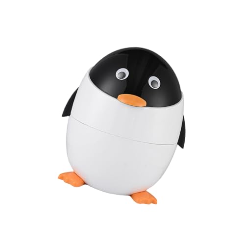 DABAIXIONG Lustige Pinguine Formen Abfallbehälter Easy Cleaning Bauch Müll Eimer Mülleimer Für Enge Raum Von Heimküchen Büro Nutzung Kinderfreundlicher Mülldose DABAIXIONG Lustige Pinguine Formen Abfallbehälter Easy Cleaning Bauch Müll Eimer Mülleimer Für Enge Raum Von Heimküchen Büro Nutzung Kinderfreundlicher Mülldose von DABAIXIONG