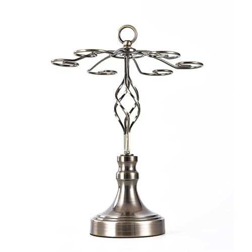DABAIXIONG Metall Arbeitsplatte Weinglashalter Eleganter Künstlerischer Freistehender Stammwarenlager Rack Mit 6 Hooks Tabletop Ständer DABAIXIONG Metall Arbeitsplatte Weinglashalter Eleganter Künstlerischer Freistehender Stammwarenlager Rack Mit 6 Hooks Tabletop Ständer von DABAIXIONG