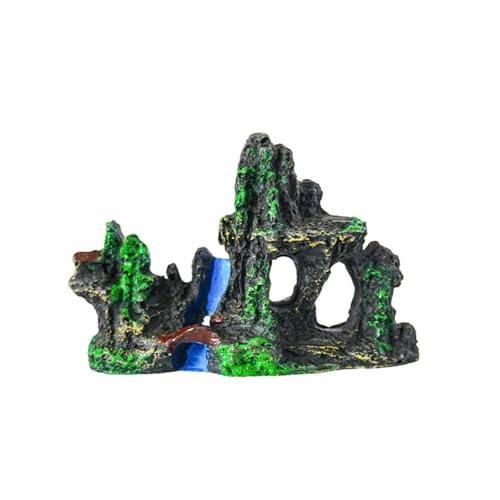 DABAIXIONG Mountain View Aquarien Ornamente Mit Baumhäusern Hotel Aquarien Ornamente Für Kleine Fischspiele Und Versteckschildkrötenpanzer Dekoration DABAIXIONG Mountain View Aquarien Ornamente Mit Baumhäusern Hotel Aquarien Ornamente Für Kleine Fischspiele Und Versteckschildkrötenpanzer Dekoration von DABAIXIONG