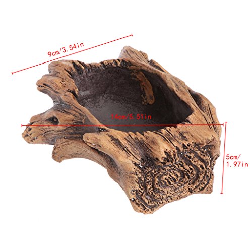 DABAIXIONG Nachahmung Von Holzblumenzement Pflanzer Für Sukkulenten Blumenpots Bonsai Weiße Pflanzentopf Mit Ständer von DABAIXIONG
