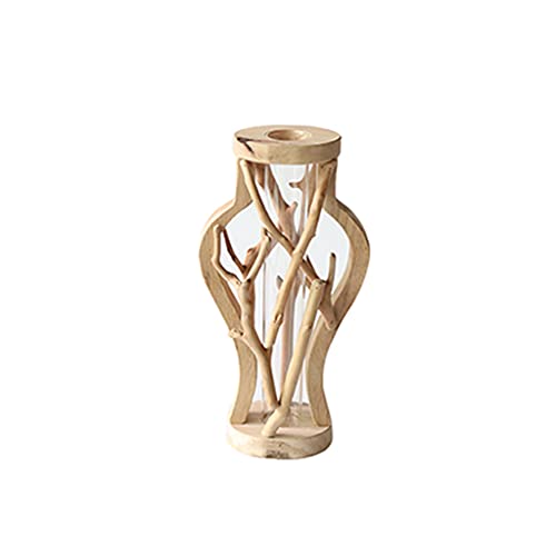 DABAIXIONG Nordic Innenarchitektur Arbeitsplatte Vase Moderne Stil Holz Transparente Vase Geschenke Für Zimmer Nachttisch Hochzeitsfeier DABAIXIONG Nordic Innenarchitektur Arbeitsplatte Vase Moderne Stil Holz Transparente Vase Geschenke Für Zimmer Nachttisch Hochzeitsfeier von DABAIXIONG