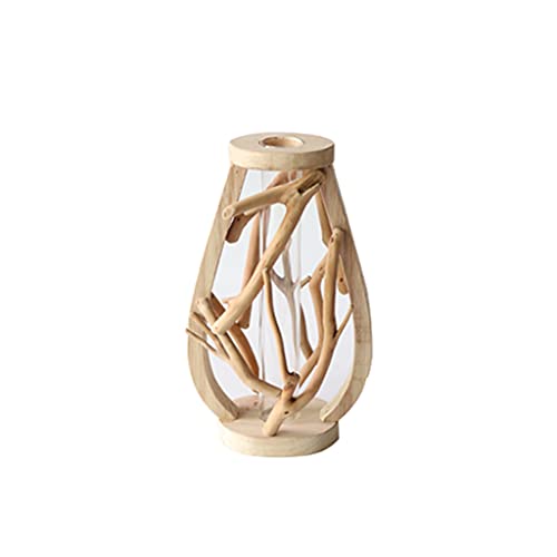 DABAIXIONG Nordic Innenarchitektur Arbeitsplatte Vase Moderne Stil Holz Transparente Vase Geschenke Für Zimmer Nachttisch Hochzeitsfeier DABAIXIONG Nordic Innenarchitektur Arbeitsplatte Vase Moderne Stil Holz Transparente Vase Geschenke Für Zimmer Nachttisch Hochzeitsfeier von DABAIXIONG