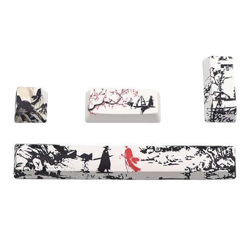 DABAIXIONG PBT Tastaturkaps Mechanische Tastaturschlüsselkap 5 Seiten Farbstoff Sublimation OEM Höhe Für Raum 6.25U ESC Eingeben Sie SpaceBR Schlüsselcaps 4pcs von DABAIXIONG