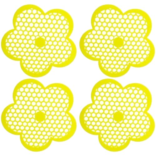 DABAIXIONG Packung Von 4 Schaumstoffschwimmmeldungen Pollinator Waterer Geeignet Für Außengärten Bienen Schmetterlingsbäder Schlupfbeständiger Bestäuber Freien Wasserer Rutschbeständig von DABAIXIONG