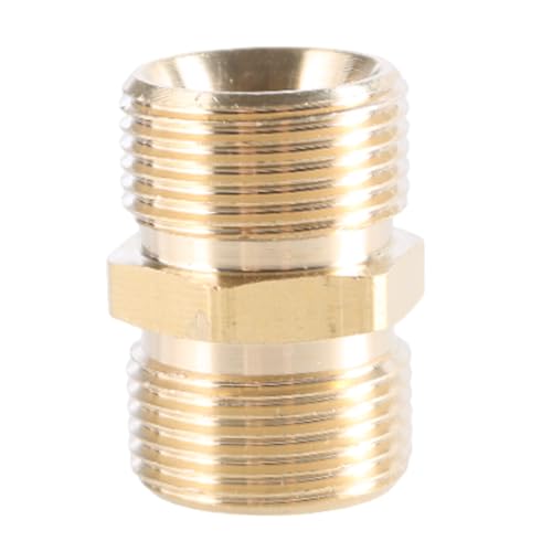 DABAIXIONG Professionelle Druckscheibeschlauchschmelze M22-15mm -14mm Männlicher Messinganschluss Faden Messingkonstruktionen Schlauchverlängerungsstecker von DABAIXIONG