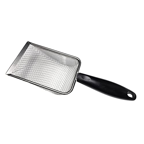DABAIXIONG Reptilien Edelstahl Sandschaufel Metallschaufel Sifter Fine Mesh Terrarium Substrate Sauberer Ecke Sifter Reiniger von DABAIXIONG