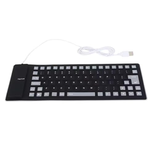 DABAIXIONG Rollt Silicon Keyboards 85Keys USB Kabels Silents Und Flexibel Um Laptops Und PC Wasserdicht Zu Tippen DABAIXIONG Rollt Silicon Keyboards 85Keys USB Kabels Silents Und Flexibel Um Laptops Und PC Wasserdicht Zu Tippen von DABAIXIONG