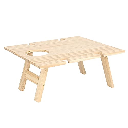 DABAIXIONG Tragbarer Holzpicknicktisch Freien Klappschreibtisch Obst Snacks Food Tablett Weinglas Rack DABAIXIONG Tragbarer Holzpicknicktisch Freien Klappschreibtisch Obst Snacks Food Tablett Weinglas Rack von DABAIXIONG