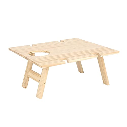 DABAIXIONG Tragbarer Holzpicknicktisch Freien Klappschreibtisch Obst Snacks Food Tablett Weinglas Rack DABAIXIONG Tragbarer Holzpicknicktisch Freien Klappschreibtisch Obst Snacks Food Tablett Weinglas Rack von DABAIXIONG