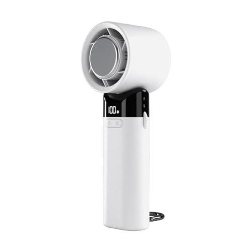 DABAIXIONG Tragbarer USB Wiederaufladbarer Miniatur Handheld Lüfter Mit Digitalem Display Und Ruhigen Vorgängen Für Büro Oder Reiseanwendungen von DABAIXIONG