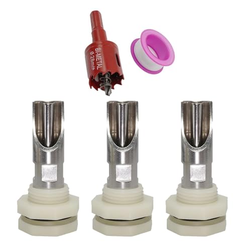 DABAIXIONG Verdickte Edelstahl Schweine Wasserer Automatische Schwierigkeiten Brustwarzen Trinker Wasserer Für Sauen Und Ferkelkorrosionen Resistent DABAIXIONG Verdickte Edelstahl Schweine Wasserer Automatische Schwierigkeiten Brustwarzen Trinker Wasserer Für Sauen Und Ferkelkorrosionen Resistent von DABAIXIONG