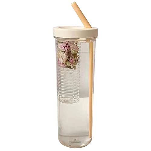 DABAIXIONG Wasserflaschen Mit Undichter Getränkebehälter Mit Faltbarem Stroh Tragbarer Sportart Kapazität Für Den Outdoor Reisesport Freien von DABAIXIONG