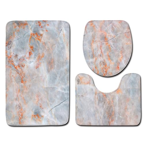 DABAIXIONG Weiche Und Plüsch 3PCs Badezimmermatten Set Polyesterfaser Toilettendeckel Bodenmatten Für Moderne Häuser Mit Sicherheitsmerkmalen DABAIXIONG Weiche Und Plüsch 3PCs Badezimmermatten Set Polyesterfaser Toilettendeckel Bodenmatten Für Moderne Häuser Mit Sicherheitsmerkmalen von DABAIXIONG