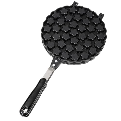 Doppelseite Eier Waffeln Hersteller Nicht Stall Eier Bubble Pans Waffeln Eisen Aluminiumlegierung Eggettes Pfannen Waffeln Kuchen Backform von DABAIXIONG