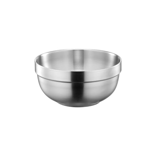 Edelstahl Suppe Schüssel Doppelschicht Snacks Schüssel Lagergerichte Für Kleine Mahlzeiten Metall Kittenwares Home Dinnerwares von DABAIXIONG