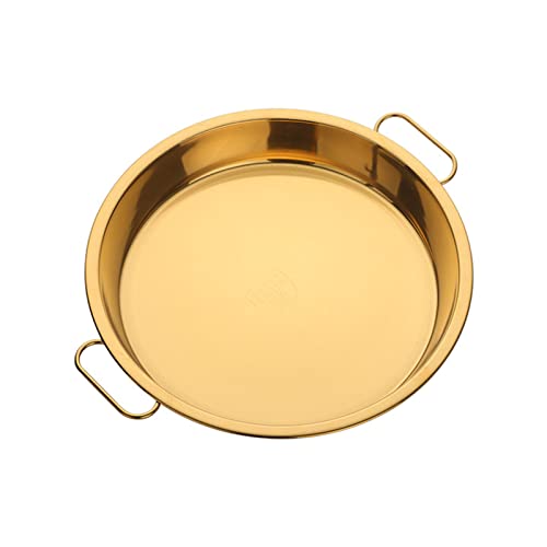 Edelstahlpfanne Mit Restaurant Tray Cake Dish Küche Servierschale Serving Tablett von DABAIXIONG
