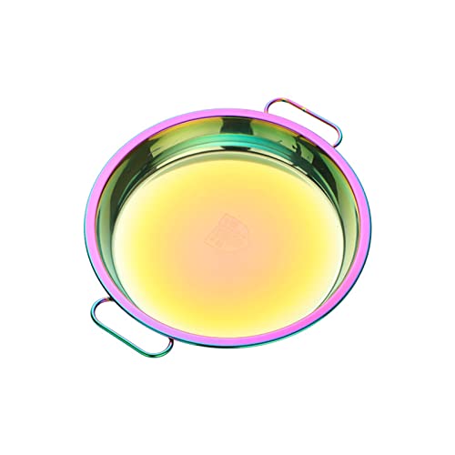 Edelstahlpfanne Mit Restaurant Tray Cake Dish Küche Servierschale Serving Tablett von DABAIXIONG