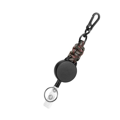 Einziehbarer Keyring Abzeichenrollen Hochleistungs Karabinerhalter Schlüsselbund Lanyard Rollen Für Tastaturen Außenbereich HEAVE DURCH ROELS CARABINERER von DABAIXIONG