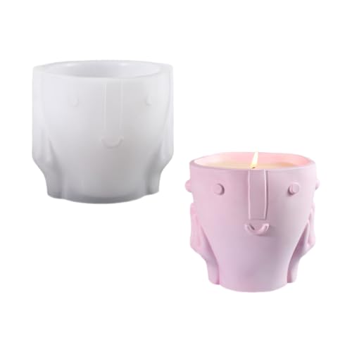 Einzigartige Harzform Silikonhandwerk Flexible Vase Formen Gesichtsform Schmuckglasform Geeignet Für Die Handherstellung Vase Geeignet von DABAIXIONG