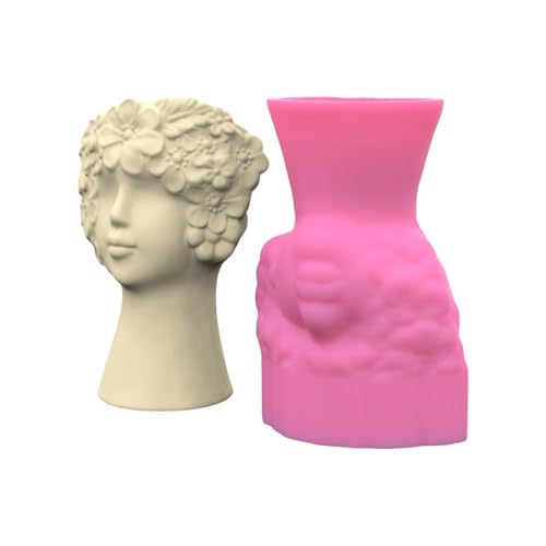 Einzigartige Harzformen Craft Form Vase Formen Künstlerische Menschliche Figur Form Sukkulente Pflanzerformen Für Blumenvase Geeignet von DABAIXIONG