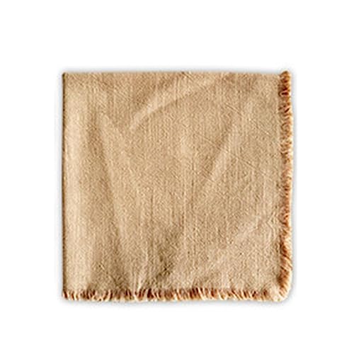 Finged Tischdecke Handgefertigte Kleidung Servietten Leinentuch Servietten Mit Fringe Zum Abendessen Hochzeitsfeier Servietten Servietten von DABAIXIONG