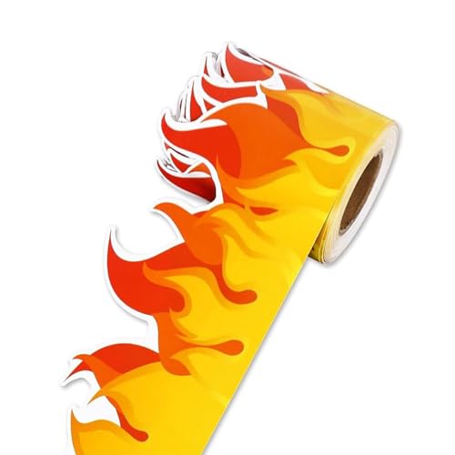 Flammen Gemustertes Bulletin Board Grenze Für Tafelbrettbescheid Für Dekoration Beachten Flammen Gemustertes Bulletin Board Grenze Für Tafelbrettbescheid Für Dekoration Beachten von DABAIXIONG