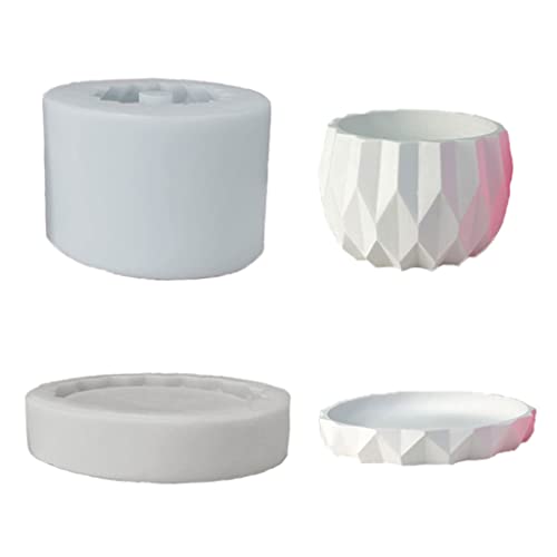 Geometrischer Blütenpot Silikonform Für Konkrete Sukkulente Pot Korrosionsbeständigkeit Für Handgefertigtes Handwerk Ungiftig von DABAIXIONG